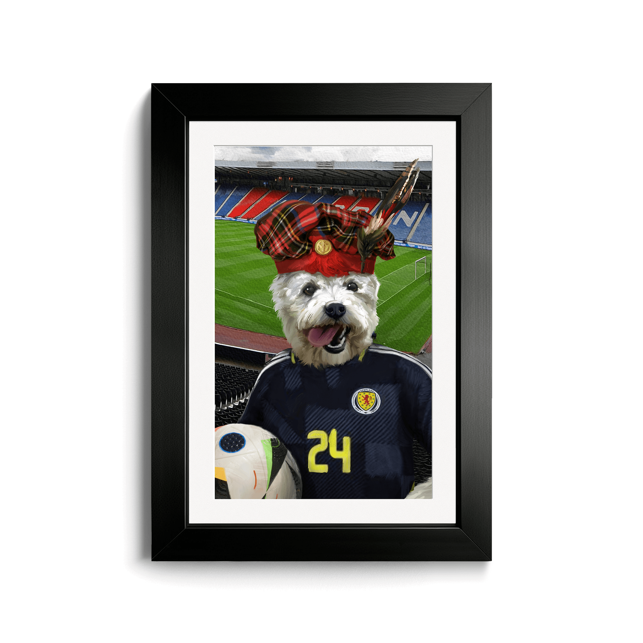 Your Pet as a Tartan Scotland Fan Inside Hampden Park image