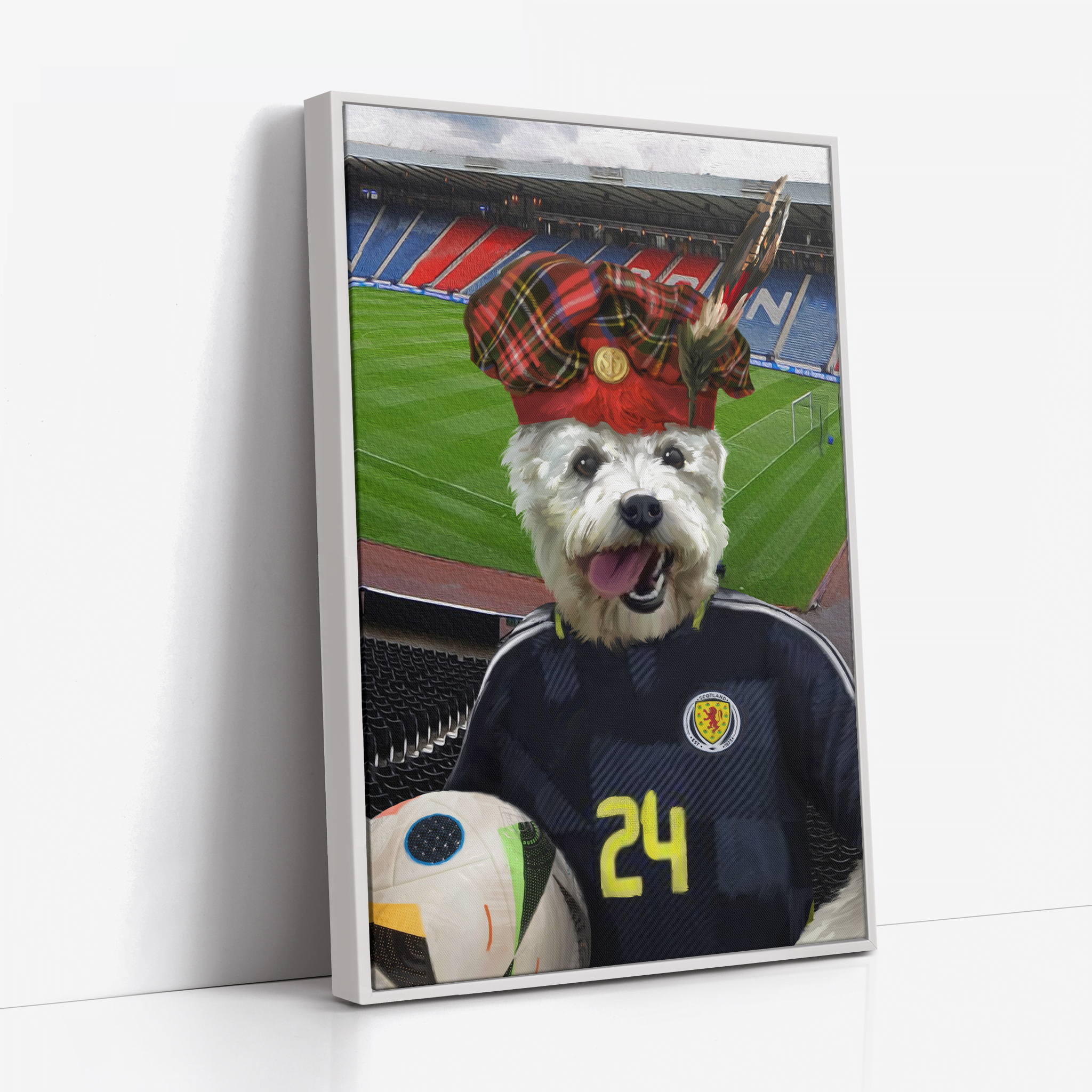 Your Pet as a Tartan Scotland Fan Inside Hampden Park image