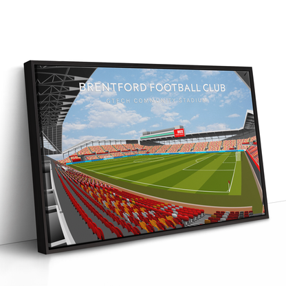 Brentford FC Ground Hand Drawn Image