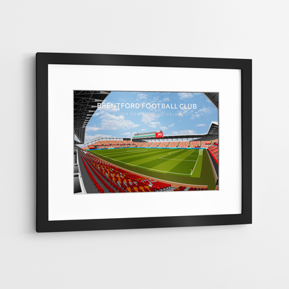 Brentford FC Ground Hand Drawn Image