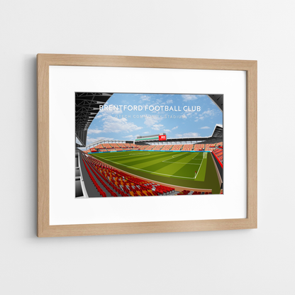 Brentford FC Ground Hand Drawn Image