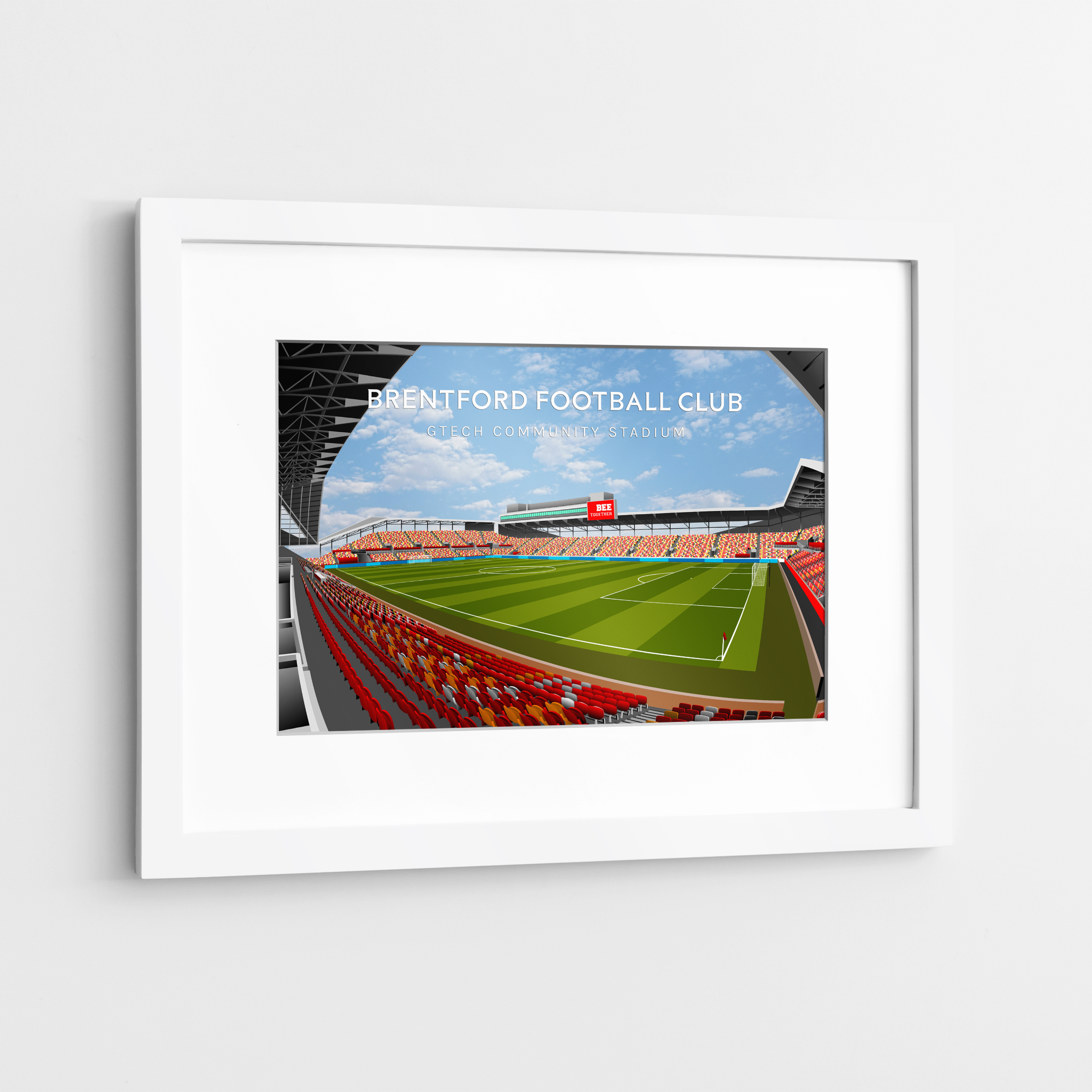 Brentford FC Ground Hand Drawn Image