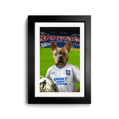 Your Pet in a Rangers Away Shirt Inside Ibrox (Rangers Flag)