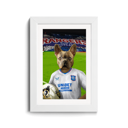 Your Pet in a Rangers Away Shirt Inside Ibrox (Rangers Flag)