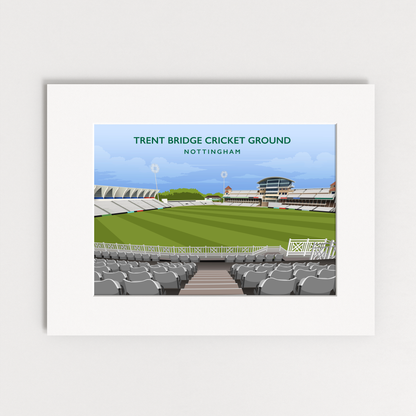 Nottinghamshire C.C.C Ground Hand Drawn Image