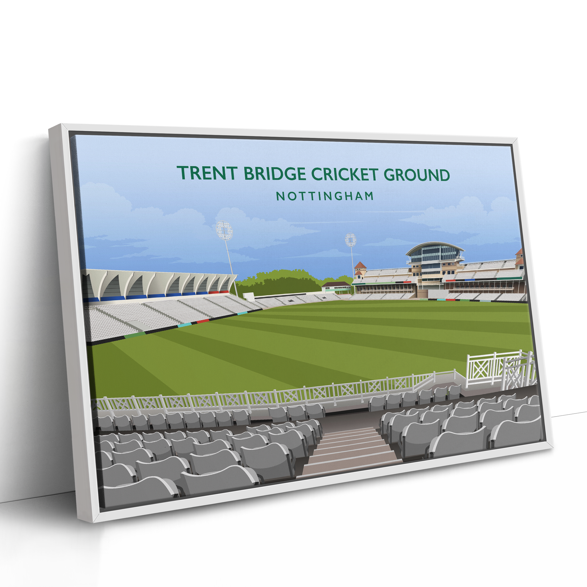 Nottinghamshire C.C.C Ground Hand Drawn Image