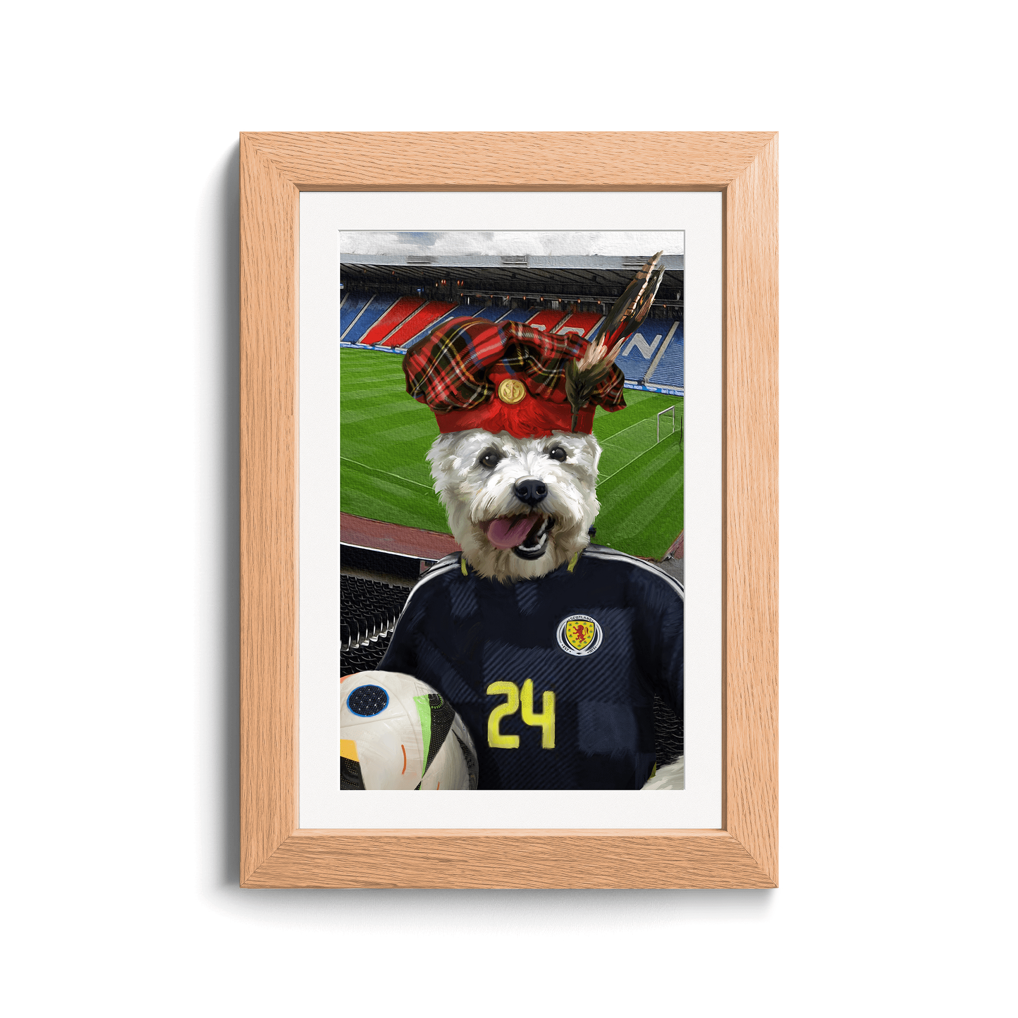 Your Pet as a Tartan Scotland Fan Inside Hampden Park image 3