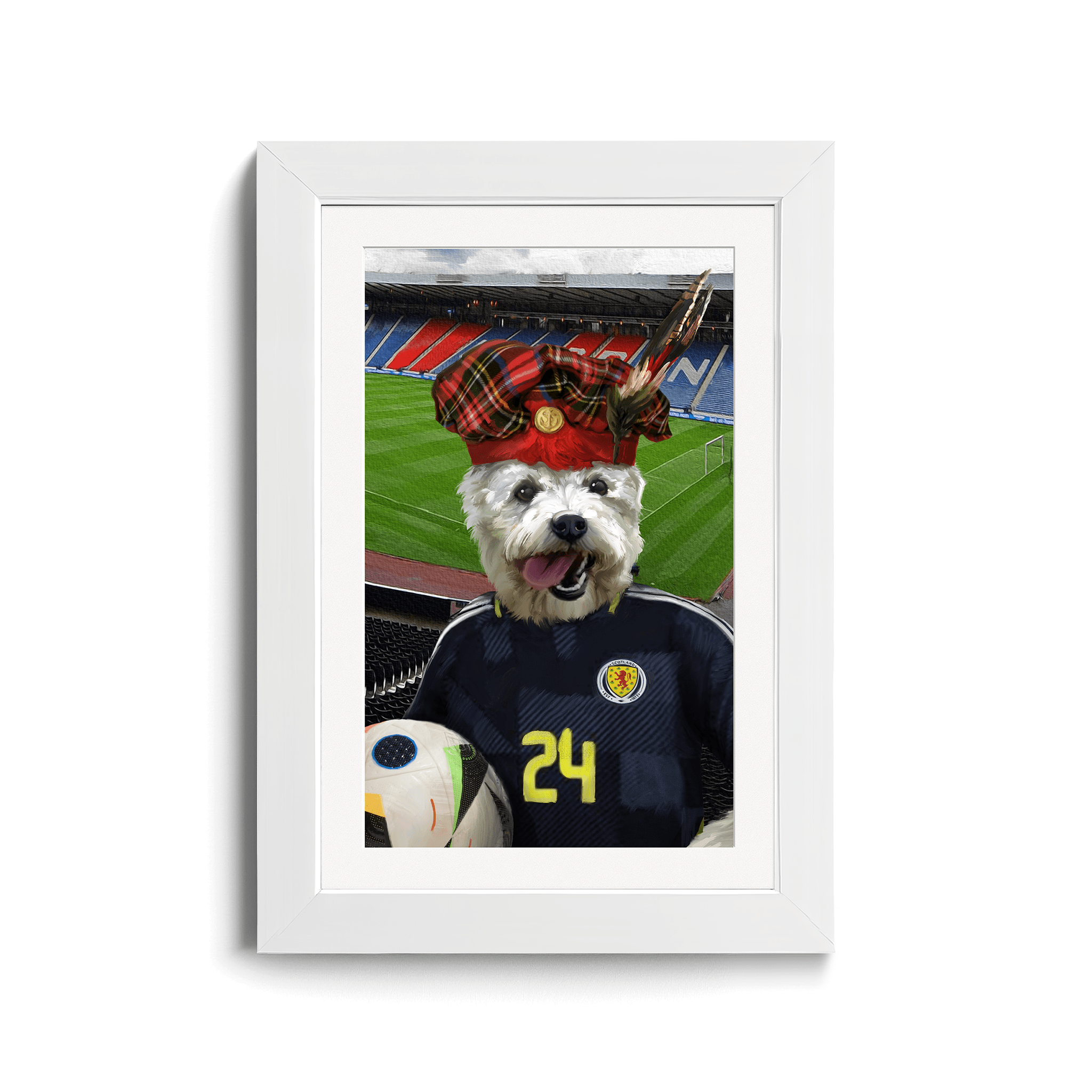 Your Pet as a Tartan Scotland Fan Inside Hampden Park image 5