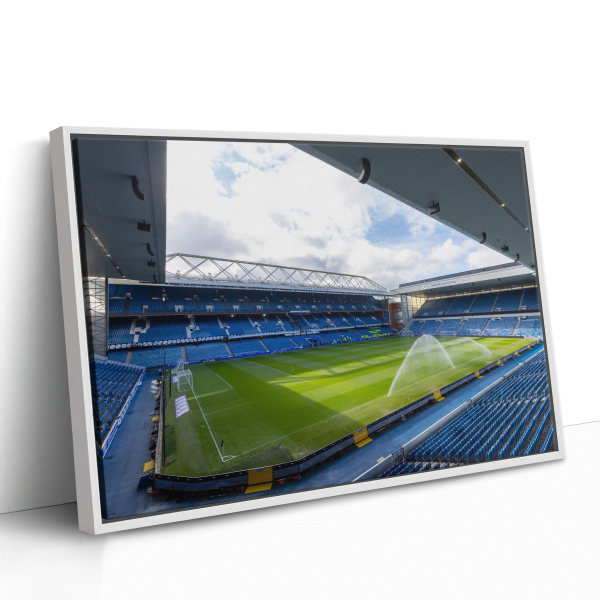 Rangers Football Club Ibrox WHT Framed Canvas Print #17