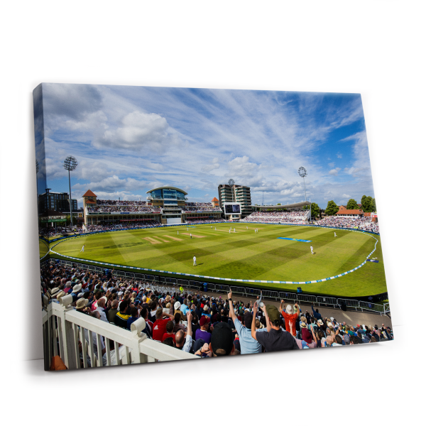 Trent Bridge Ground Image #2, Nottinghamshire County Cricket Club Canvas Print, Cricket Ground, Cricket Fan Gift,